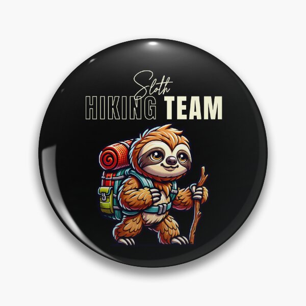 Item preview, Sloth Hiking Team designed and sold by RockBeeDesigns.
