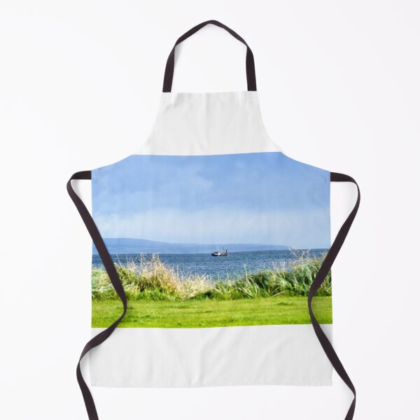 Item preview, Fishing boat moving along the coast at Peninver, Argyll and Bute, Scotland designed and sold by Richard Flint.
