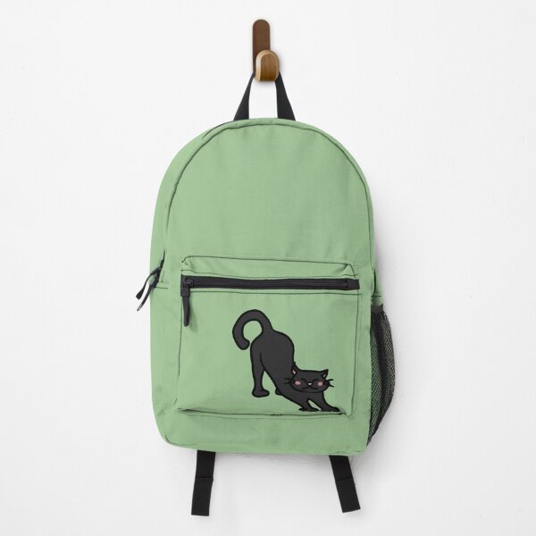 Item preview, poorly drawn black cat designed and sold by DukkyDuck.