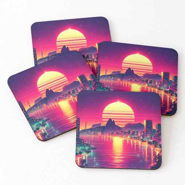 Item preview, Vintage Sunset 1980s Ipanema Rio de Janeiro  designed and sold by Israelbeck7.