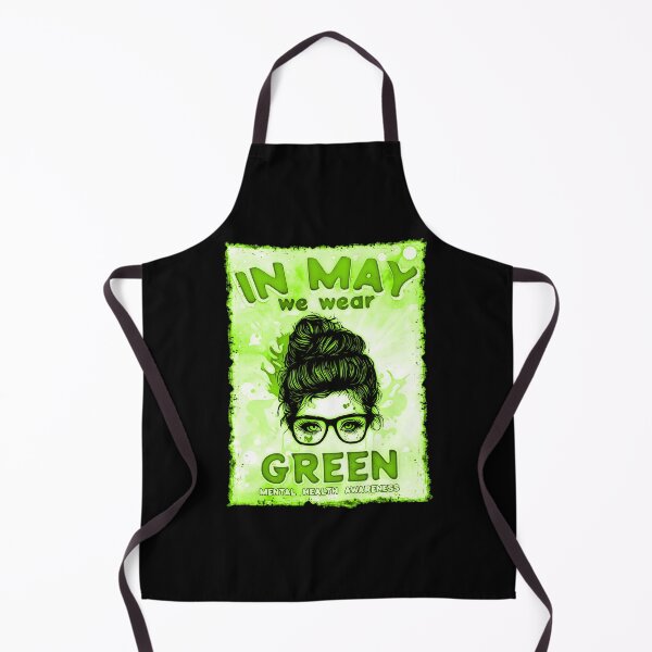 Item preview, In May We Wear Green - Mental Health Awareness designed and sold by csoDesign.
