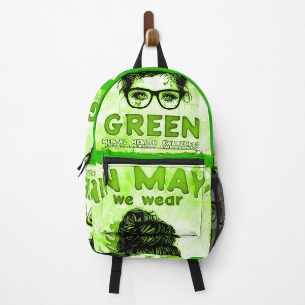 Item preview, In May We Wear Green - Mental Health Awareness designed and sold by csoDesign.
