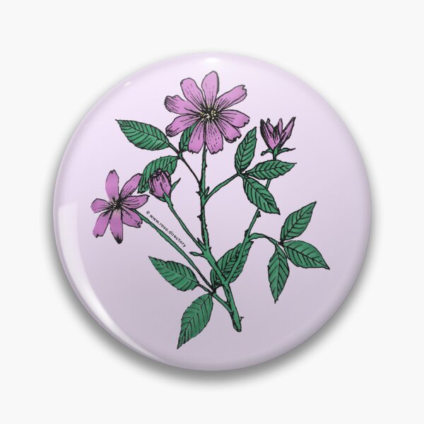 Item preview, Purple Pompon Rose Bloom Single 1-7 Petals Almost Flat designed and sold by Rachael Taylor.