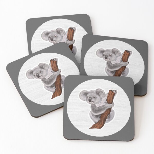 Item preview, Koala Watercolor Drawing designed and sold by LivingColorful.