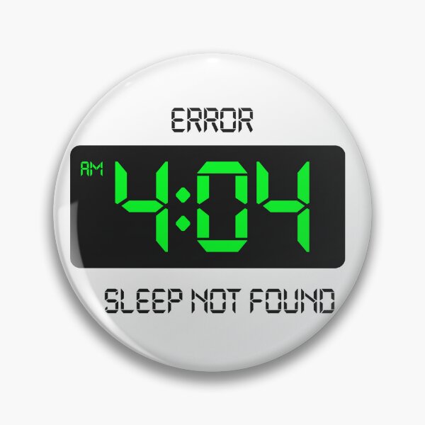 Item preview, Error 404 sleep not found designed and sold by Code  Monkeys.