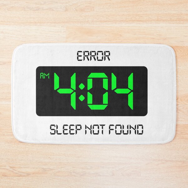 Item preview, Error 404 sleep not found designed and sold by Code  Monkeys.