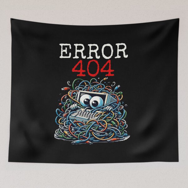 Item preview, Error 404 designed and sold by RockBeeDesigns.