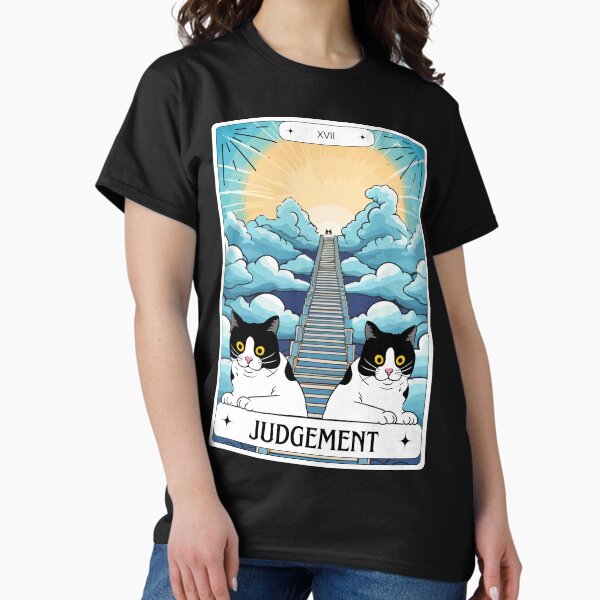 Item preview, Tarot Card Tuxedo Cat Judgement designed and sold by BettySpicer.