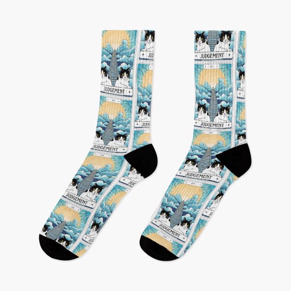 Item preview, Tarot Card Tuxedo Cat Judgement designed and sold by BettySpicer.