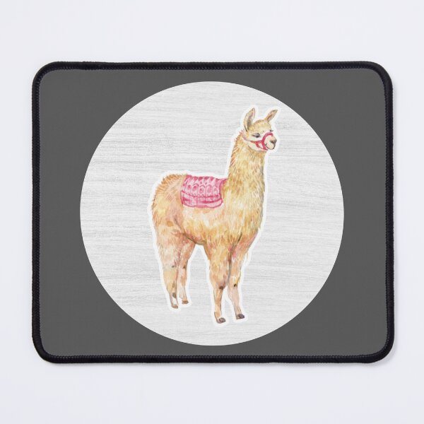 Item preview, Llama Watercolor Drawing designed and sold by LivingColorful.