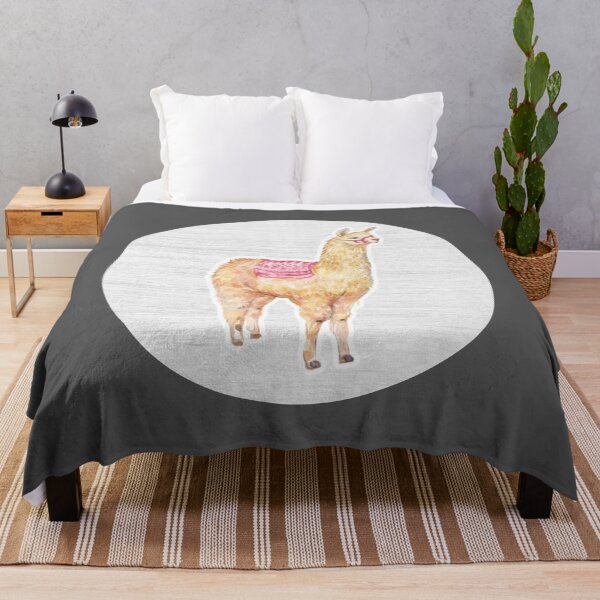 Item preview, Llama Watercolor Drawing designed and sold by LivingColorful.