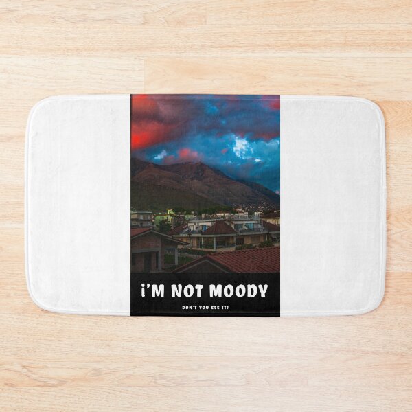Item preview, Mountain with red clouds and blue sky photo designed and sold by Flavio Socci.