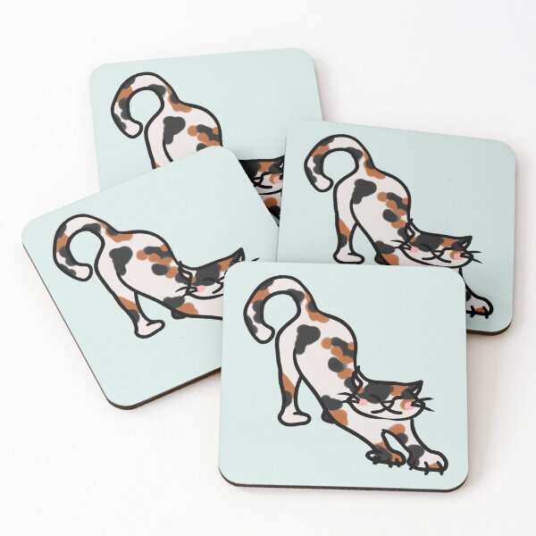 Item preview, poorly drawn calico cat designed and sold by DukkyDuck.