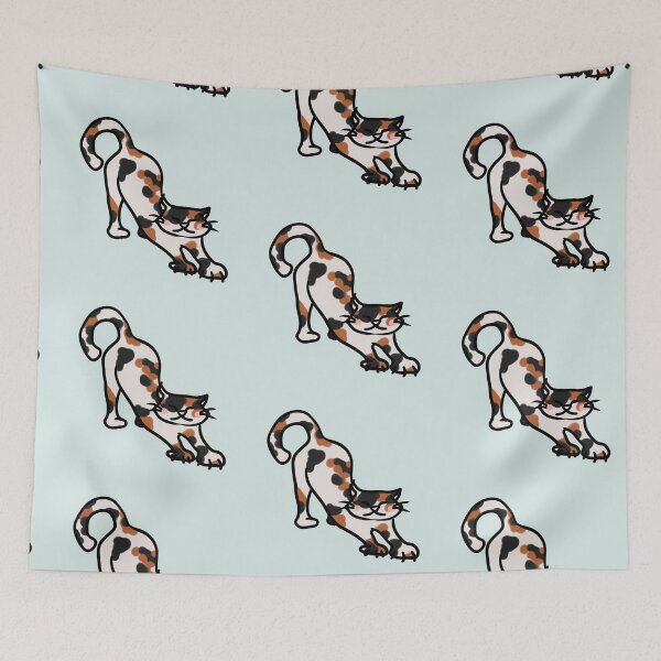 Item preview, poorly drawn calico cat designed and sold by DukkyDuck.