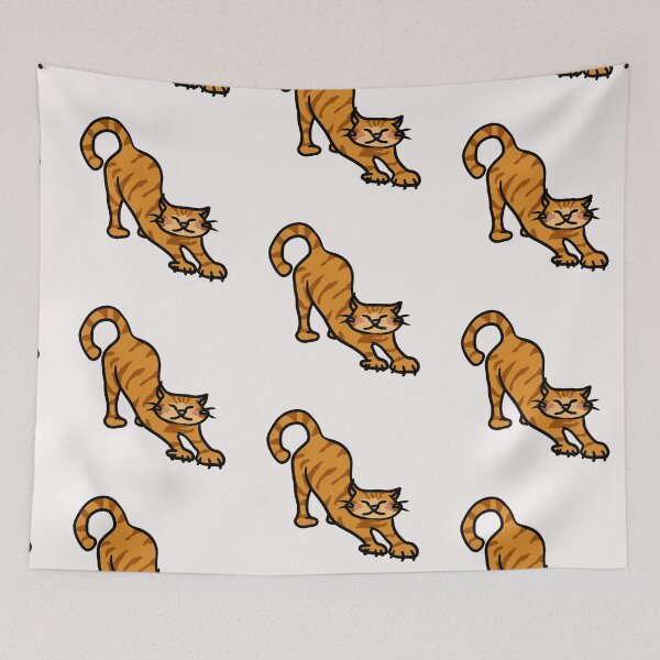 Item preview, poorly drawn ginger cat designed and sold by DukkyDuck.