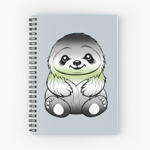 Item preview, Cute Agender Pride Flag Sloth, Subtle Kawaii Agender Sloth Design designed and sold by Travelslightly.