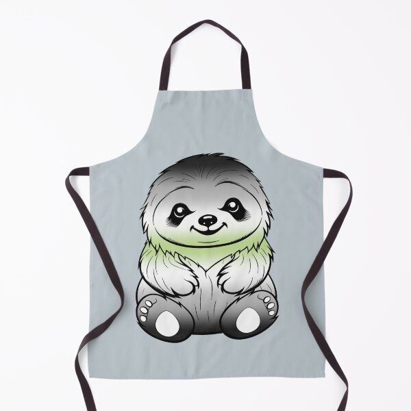 Item preview, Cute Agender Pride Flag Sloth, Subtle Kawaii Agender Sloth Design designed and sold by Travelslightly.