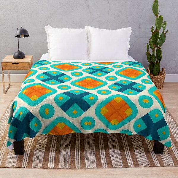 Item preview, 70' bluish crosses and squares pattern. designed and sold by Grygiel23.