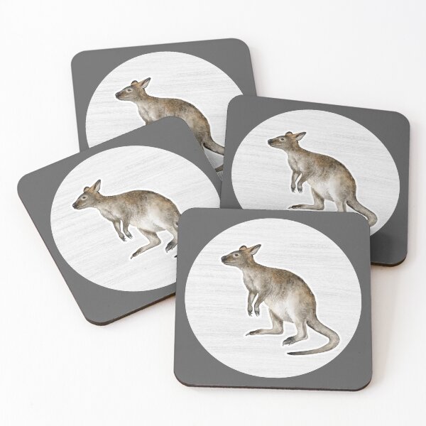 Item preview, Kangaroo Watercolor Drawing designed and sold by LivingColorful.