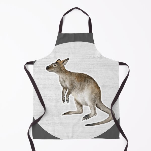 Item preview, Kangaroo Watercolor Drawing designed and sold by LivingColorful.