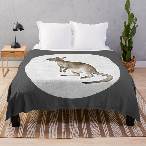 Item preview, Kangaroo Watercolor Drawing designed and sold by LivingColorful.