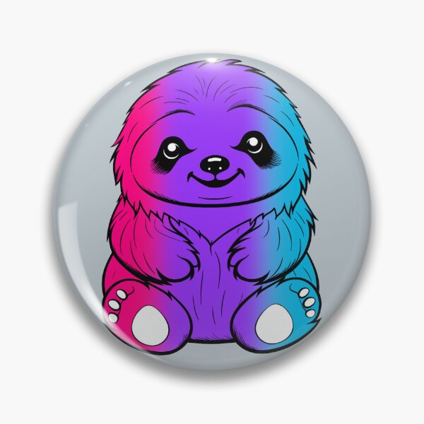 Item preview, Cute Androgynous Pride Flag Sloth, Subtle Kawaii Androgynous Sloth Design designed and sold by Travelslightly.