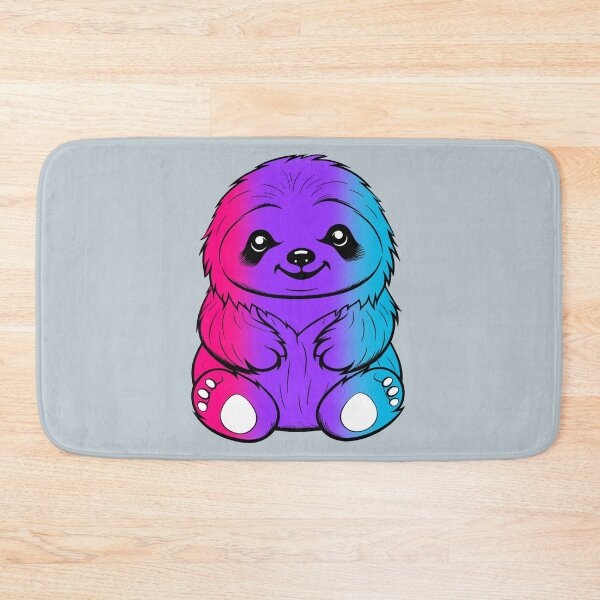 Item preview, Cute Androgynous Pride Flag Sloth, Subtle Kawaii Androgynous Sloth Design designed and sold by Travelslightly.