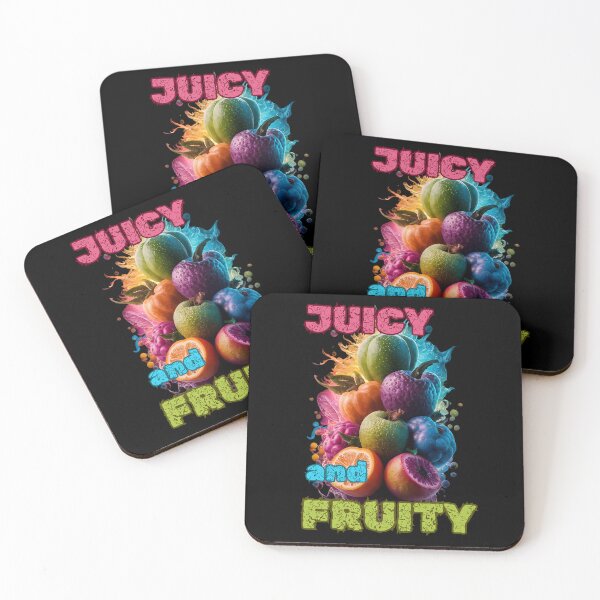 Item preview, Juicy and Fruity fruit lover healthy lifestyle colourful groovy design designed and sold by Jt41.