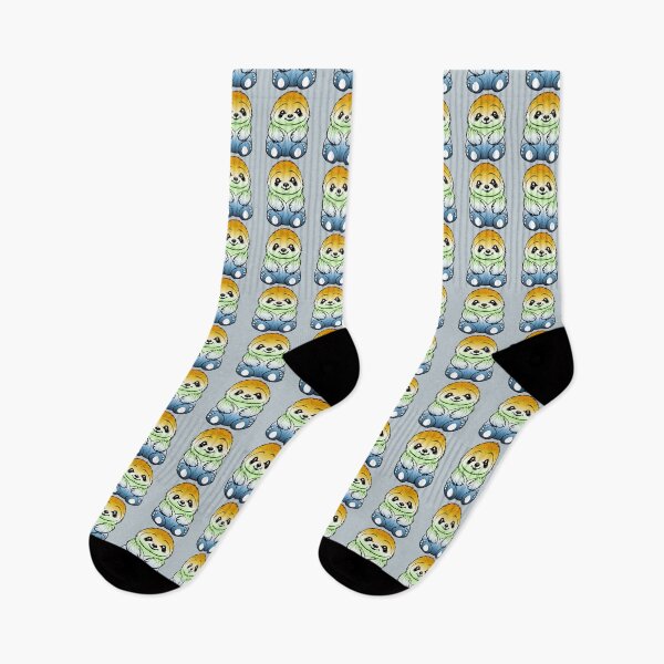 Item preview, Cute AroAce Agender Pride Flag Sloth, Subtle Kawaii AroAce Agender Sloth Design designed and sold by Travelslightly.