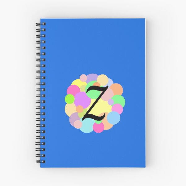 Item preview, Colorful Pastel Bubbles Upper Case Letter Z Monogram designed and sold by MGonline.