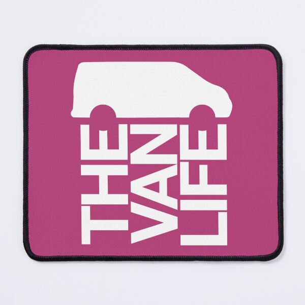 Item preview, The Van Life Logo : magenta box designed and sold by robnoble.