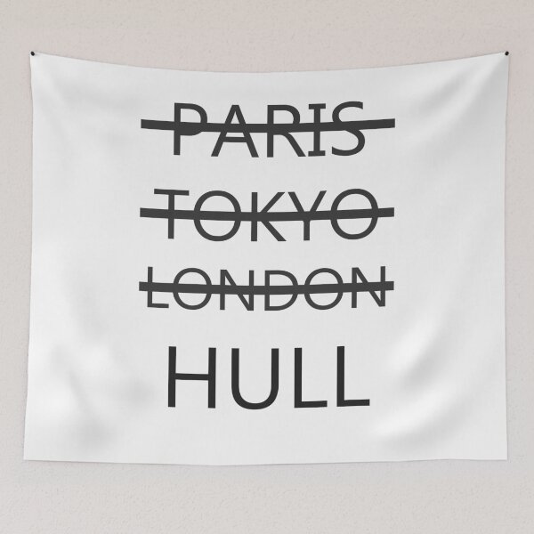 Item preview, Crossed out cities - Hull design designed and sold by GetItGiftIt.