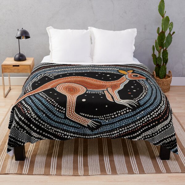 Item preview, Australian Aboriginal art Kangaroo designed and sold by JackFreestone.
