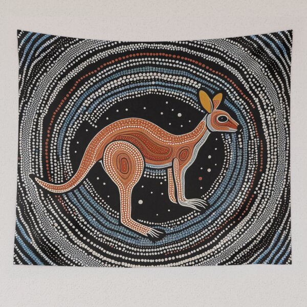 Item preview, Australian Aboriginal art Kangaroo designed and sold by JackFreestone.