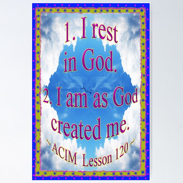 Item preview, ACIM Lesson 120 Review designed and sold by ACIM-LOVE.