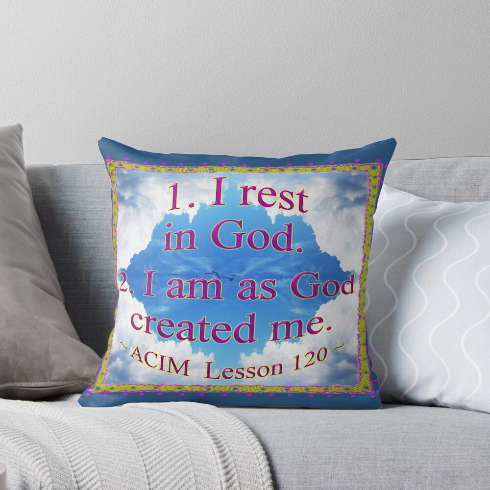 Item preview, Throw Pillow designed and sold by ACIM-LOVE.