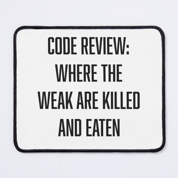 Item preview, Code review: Where the weak are killed and eaten designed and sold by Code  Monkeys.