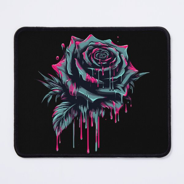 Item preview, Dark rose dripping art designed and sold by Emegan Print Art.