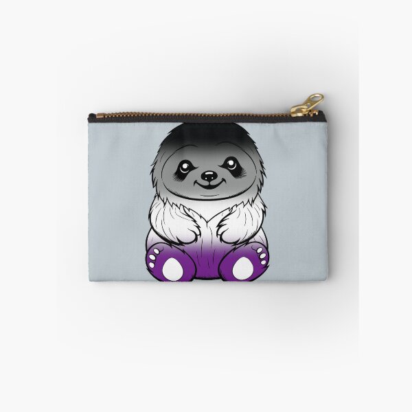 Item preview, Cute Asexual Pride Flag Sloth, Subtle Kawaii Asexual Sloth Design designed and sold by Travelslightly.