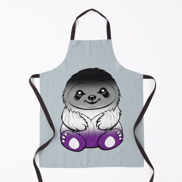 Item preview, Cute Asexual Pride Flag Sloth, Subtle Kawaii Asexual Sloth Design designed and sold by Travelslightly.