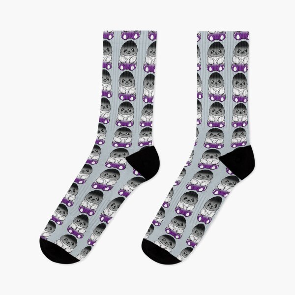 Item preview, Cute Asexual Pride Flag Sloth, Subtle Kawaii Asexual Sloth Design designed and sold by Travelslightly.