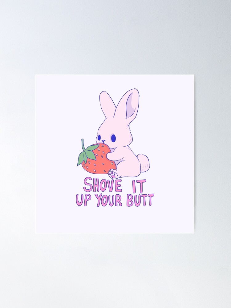 fun ass day★FAD★fadseoul★SWETTY GRAPHIC R.RABBIT T-SHIRTS Rabbit Live Fast Eat Ass Shirt