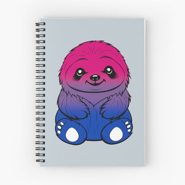 Item preview, Cute Bisexual Pride Flag Sloth, Subtle Kawaii Bisexual Sloth Design designed and sold by Travelslightly.