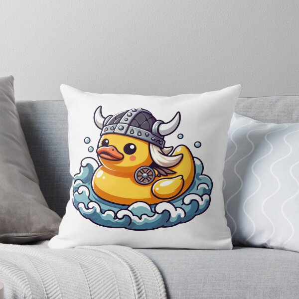 Item preview, Cute little rubber duck viking warrior designed and sold by AVillager.