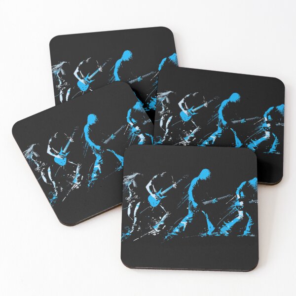 Item preview, Abstract Rock Band Silhouettes In Concert designed and sold by VenlaSalonen.