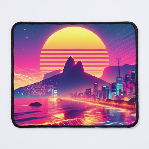 Item preview, Retro Wave Ipanema Sunset designed and sold by Israelbeck7.
