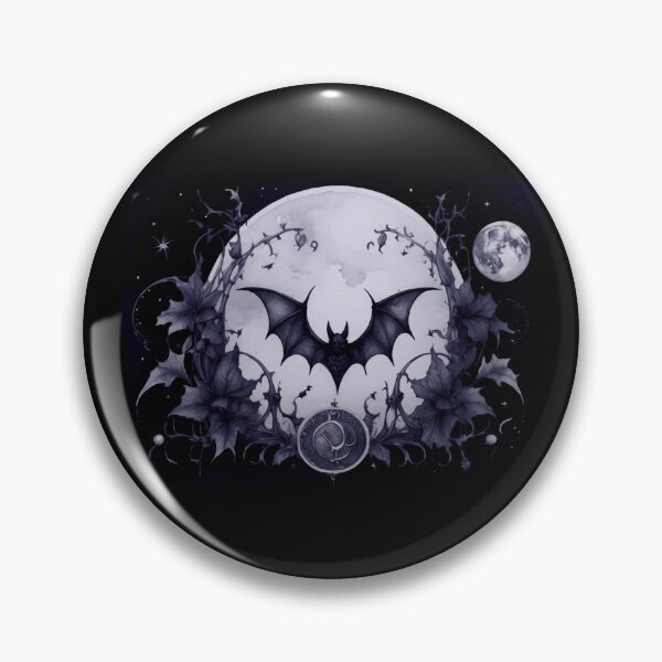 Item preview, Bat and moon designed and sold by Flowersonstuff.