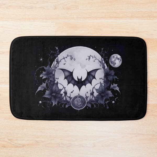 Item preview, Bat and moon designed and sold by Flowersonstuff.