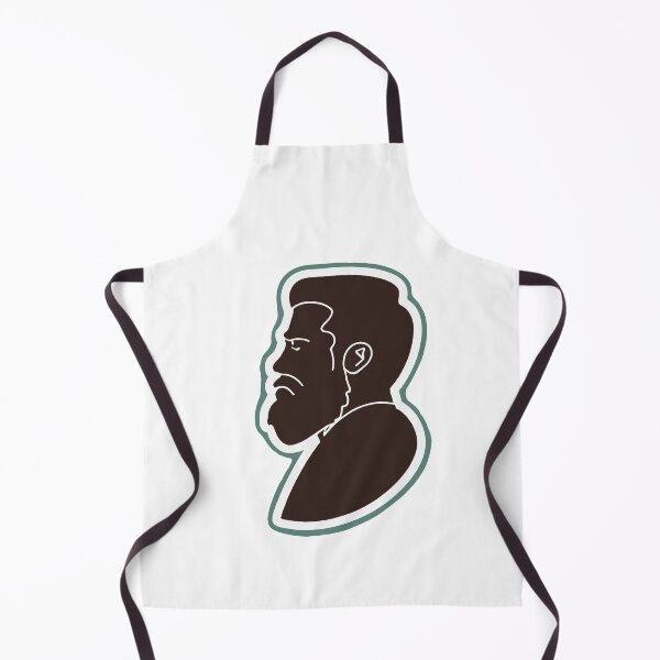 Item preview, Minimalist Bearded Man Silhouette - Modern Elegance designed and sold by NiftyWrx.