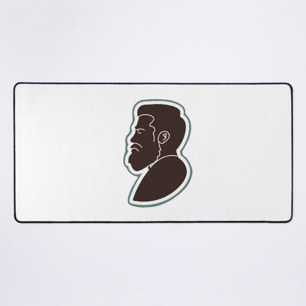 Item preview, Minimalist Bearded Man Silhouette - Modern Elegance designed and sold by NiftyWrx.